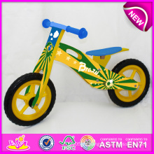 2014 neues hölzernes Fahrrad-Spielzeug für Kinder, populäres hölzernes Balancen-Fahrrad-Spielzeug für Kinder, hölzernes Spielzeug-Fahrrad der Mode für Baby-Fabrik W16c080